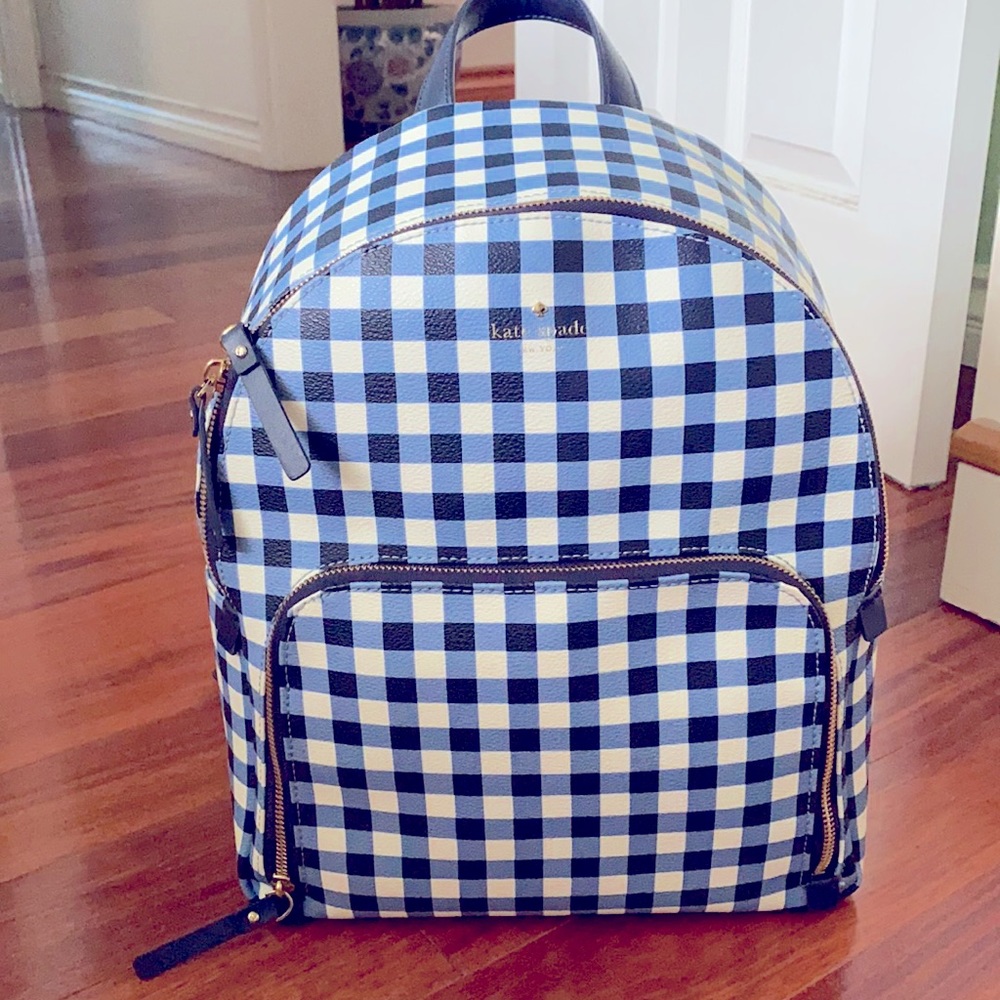 Kate Spade Gingham Backpack